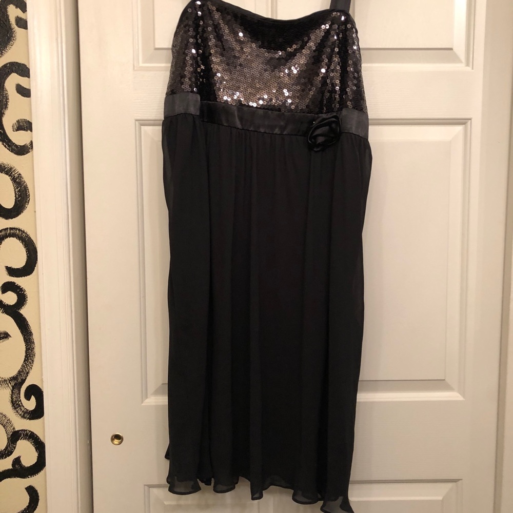 Black cocktail dress